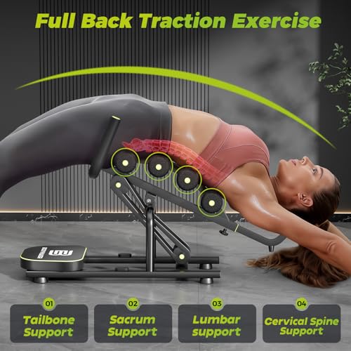 BODYWAKER Mini Inversion Chair for Back Pain Relief, Compact Foldable Back Stretcher with Spine Decompression, Full Back & Neck Stretch, Easy Assembly, 330 lbs Weight Capacity (Black) - Image 3