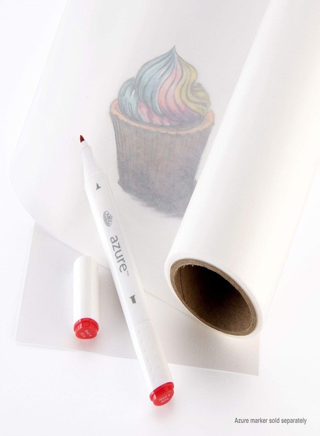 Bee Paper Company Bee Paper - 24" x 20 Yards White Glassine Tracing Roll - Image 4