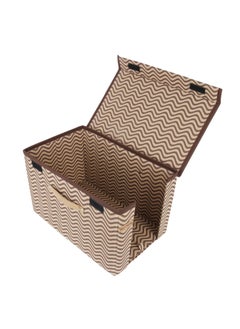 SHREY CREATION Shrey Creation Printed Shirt StackerCloth Storage Foldable Wardrobecloset Organizer With Handle and Lid For TshirtsShirts Clothes Cover Pack Of 4  - Image 4