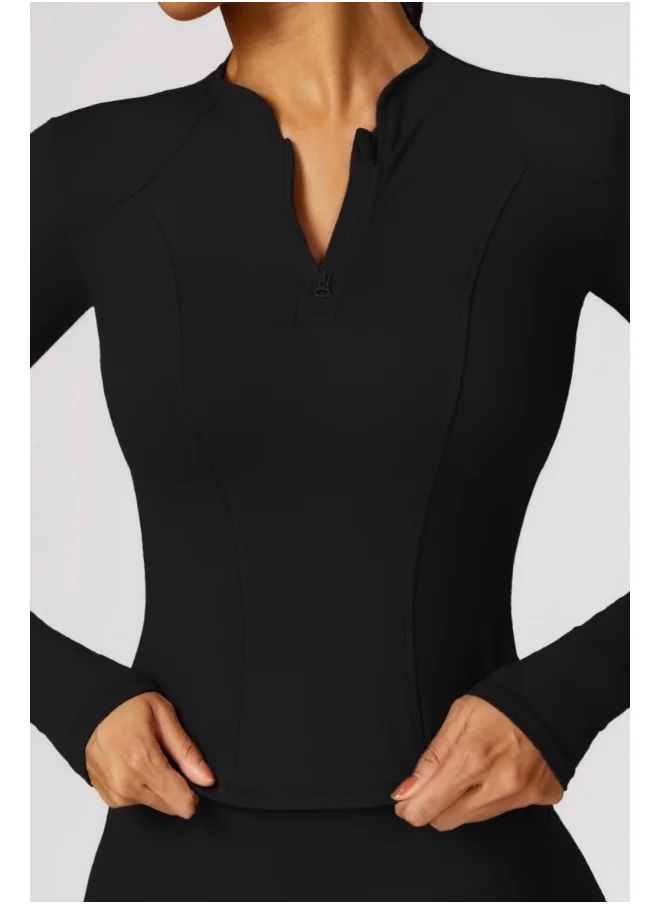 كون.يوغا KAWN YOGA Fitted Light Sweatshirt