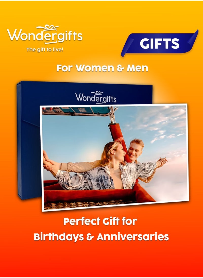 Wondergifts 2-for-1 Desert Hot Air Balloon Experience | Romantic Adventure Gift for Her & Couples | Ideal for Birthday | Perfect For Women  - Image 1