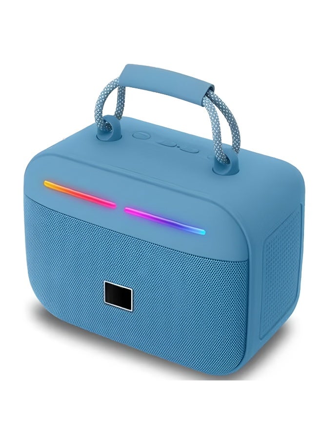 مكبر صوت محمول خارجي AI-176 - إضاءة RGB، صوت جهير إضافي بقوة 10 واط وتقنية TWS اللاسلكية الإصدار 5.3 - Image 1