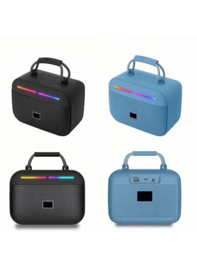 مكبر صوت محمول خارجي AI-176 - إضاءة RGB، صوت جهير إضافي بقوة 10 واط وتقنية TWS اللاسلكية الإصدار 5.3 - Image 2