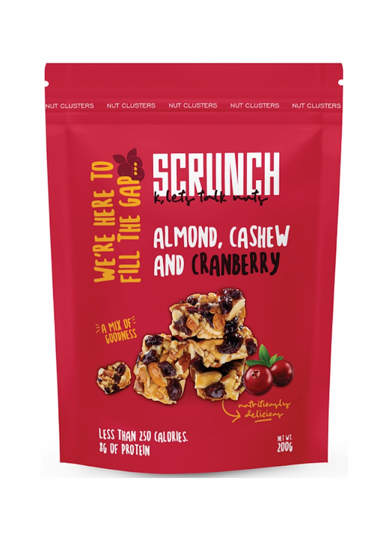 SCRUNCH Almond Cashew And Cranberry Nut Clusters - Image 1