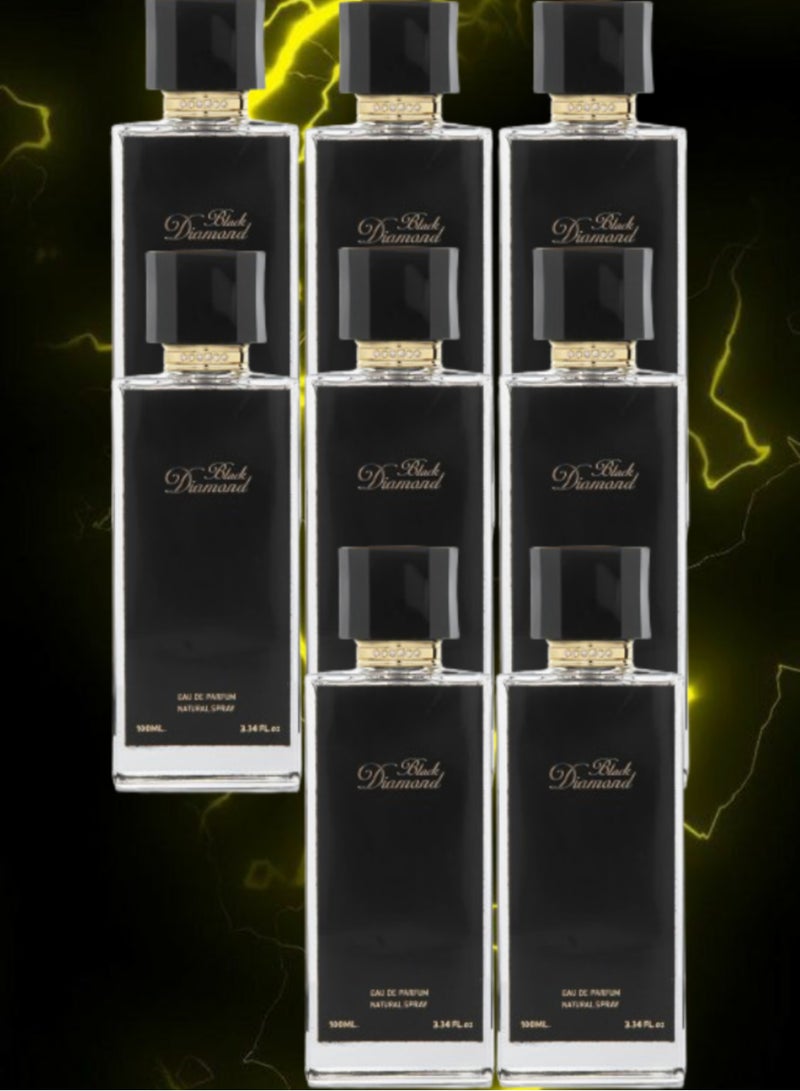 Banafa 8 Pieces Black Diamond Perfume 100ml EDP - Image 1