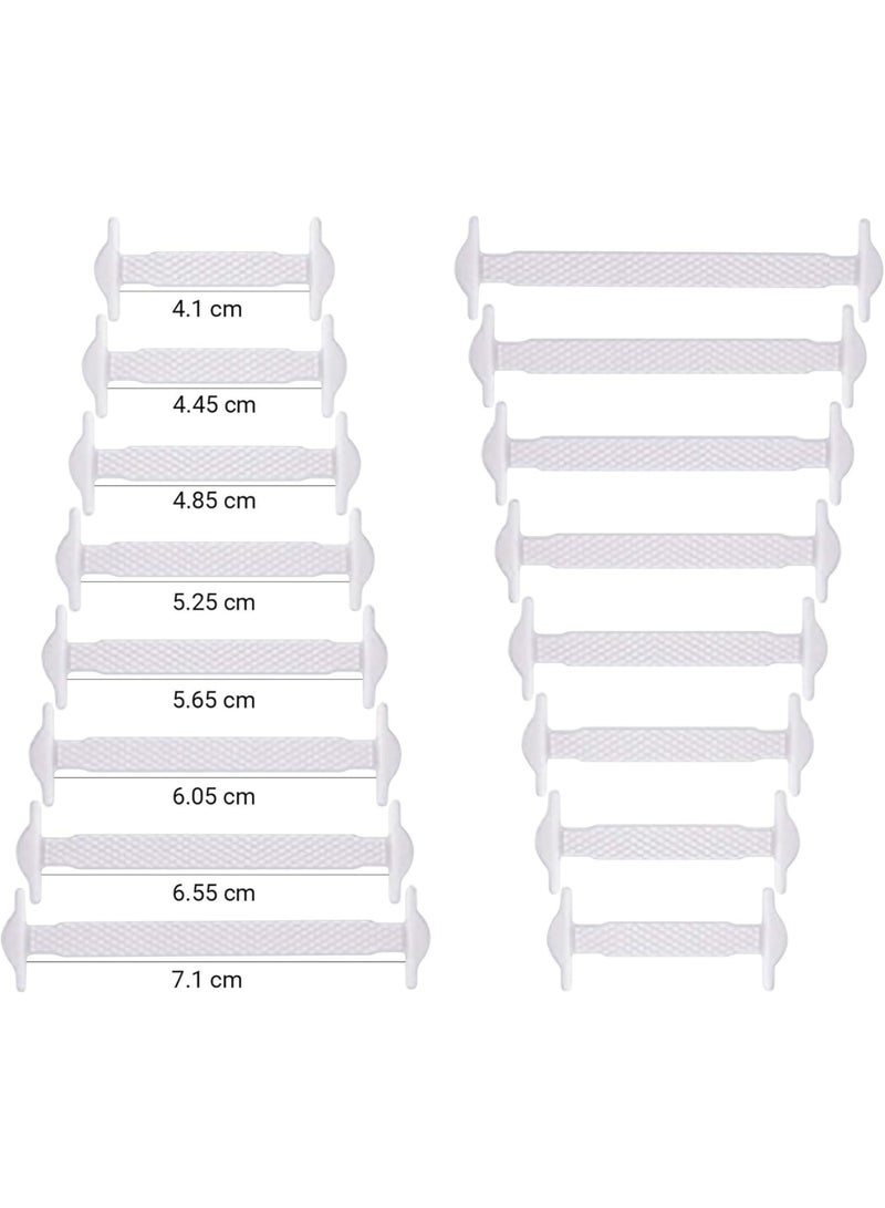 SOLARAE No Tie Shoe Laces for Kids and Adults, Elastic Laces for Trainers, Silicone Tieless Flat Shoelaces for Running Shoes - Image 5