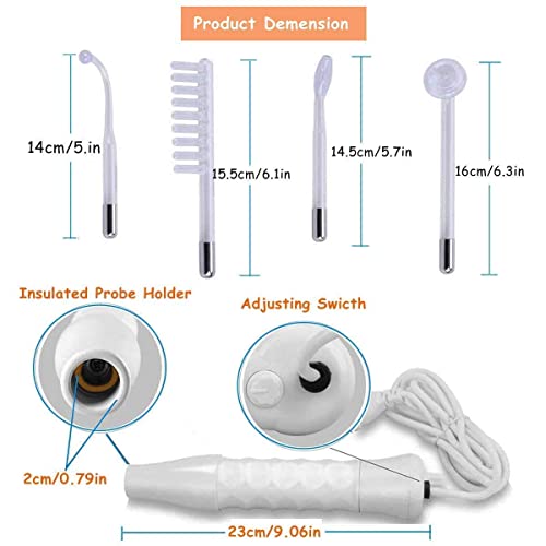 KIYO High Frequency Machine Electric Therapy Device, Portable Handheld Electrotherapy Comb, Current Bar For Hair Growth Facial Acne Repaired Massager - Image 4