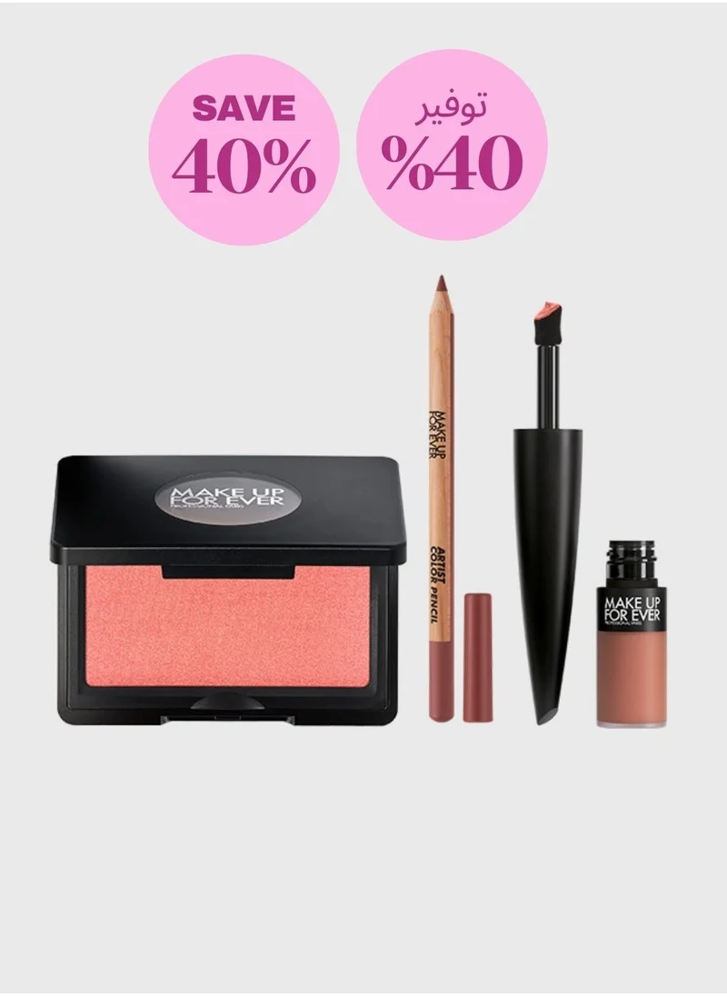 ميك اب فور ايفر Lip & Cheek Kit, Savings 40%