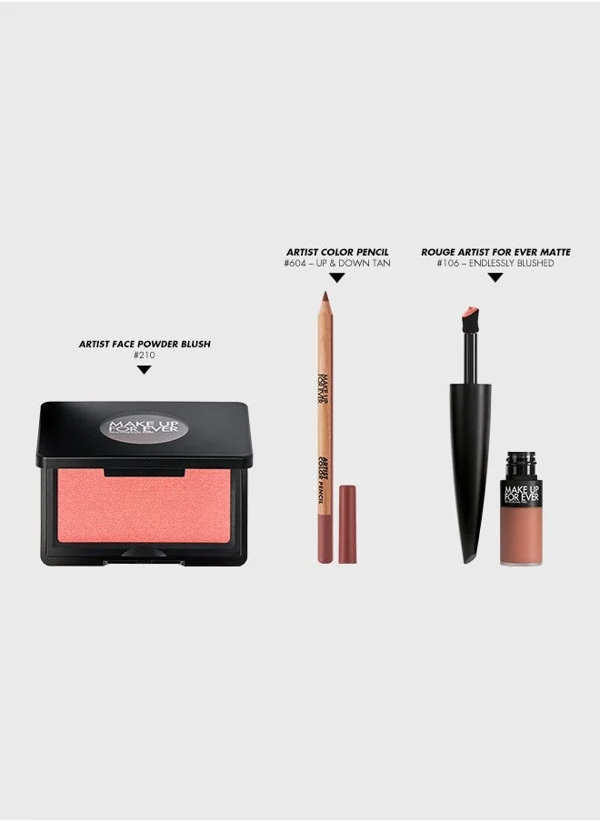 ميك اب فور ايفر Lip & Cheek Kit, Savings 40%