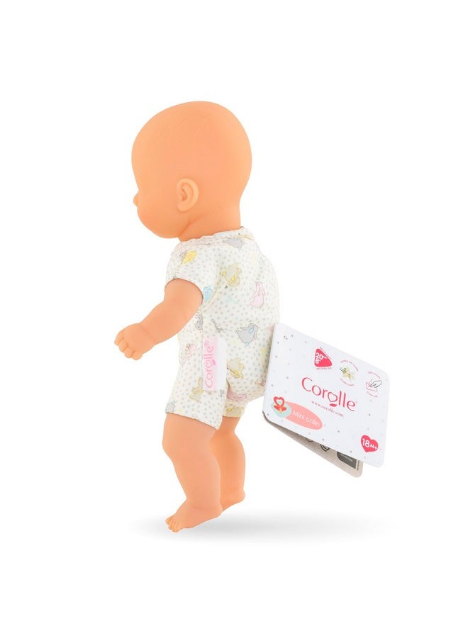 Corolle Corolle Mini Calin Bunnies Baby Doll - Small 8" Soft Body with Blue Eyes and Bunny Pattern Outfit, Vanilla-Scented, Easy to Hold - for Kids Ages 18 Months and up  - Image 4