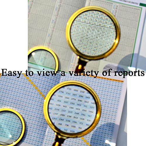 Density Collection 10X, 80 MM DiaHandheld Magnifier, Reading Magnifier Loupe Glasses 10X with Rosewood Handle for Book and Newspaper Reading, Insect and Hobby Observation, Classroom Science - Image 4