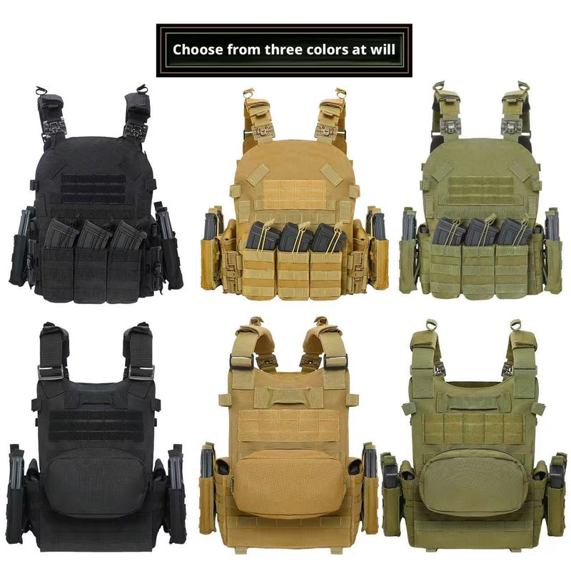 Unisex Quick-Release Tactical Vest UV Protection Multi-Pocket Outdoor Sports Vest - Image 2