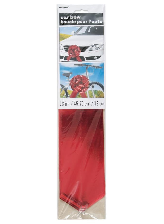 Unique Red Giant Car Bow - Image 4