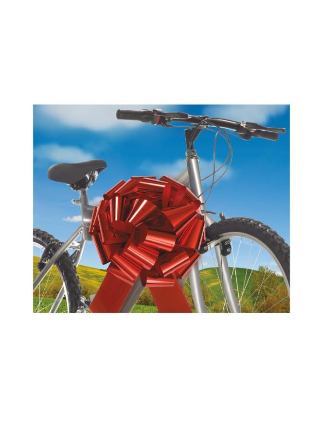 Unique Red Giant Car Bow - Image 1