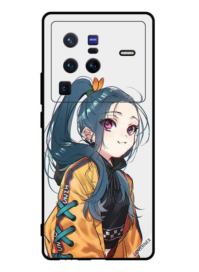 Covernex Protective Case Cover For vivo X80 Pro Cute Girl Feeling Cold - Image 1