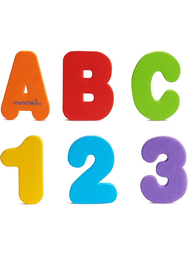 Munchkin Letters And Numbers Bath Toys 36 Count - Image 1