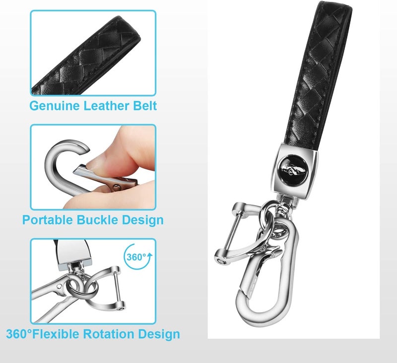 QBUC for Kia Key Fob Cover, TPU Key Shell with Leather Lanyard Suitable for Forte Sportage Soul K5 Telluride Remote/Smart Key - Image 5