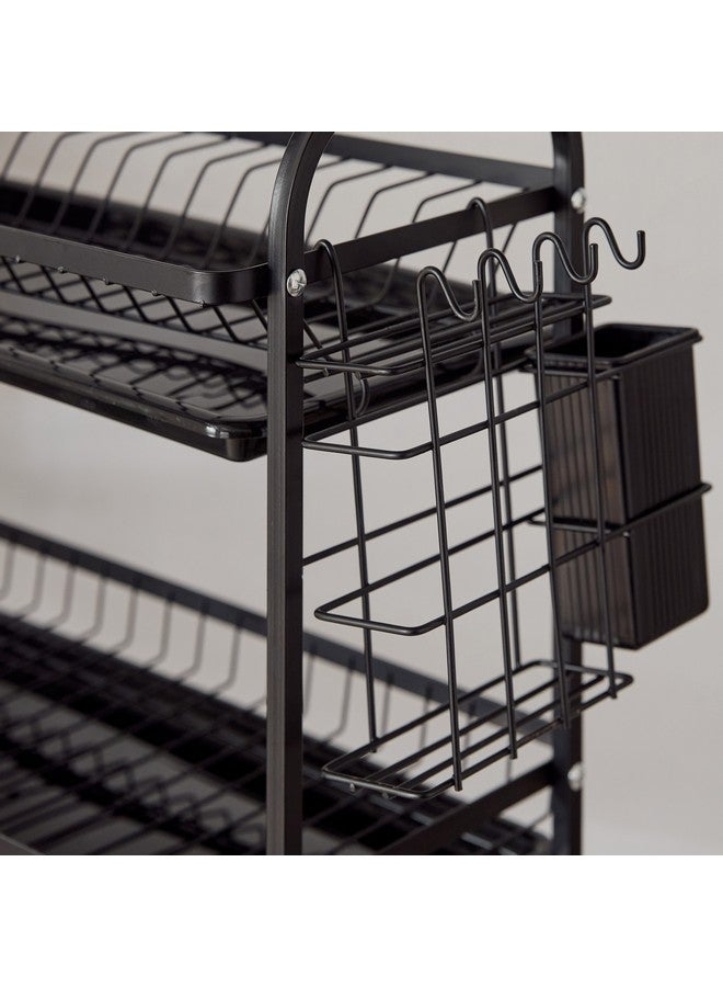 Home Box حامل أطباق دايش 3 طبقات مع حامل 67.5 × 61.5 × 26 سم - Image 5