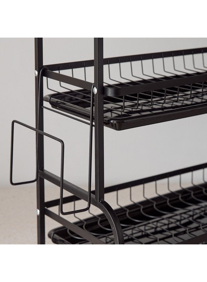 Home Box حامل أطباق دايش 3 طبقات مع حامل 67.5 × 61.5 × 26 سم - Image 4