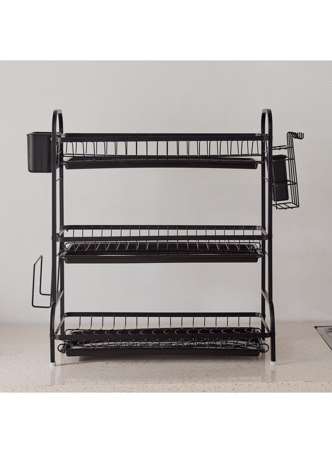 Home Box حامل أطباق دايش 3 طبقات مع حامل 67.5 × 61.5 × 26 سم - Image 2