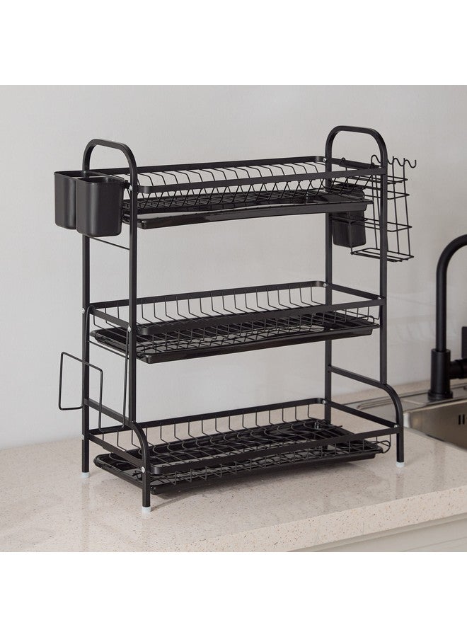Home Box حامل أطباق دايش 3 طبقات مع حامل 67.5 × 61.5 × 26 سم - Image 1