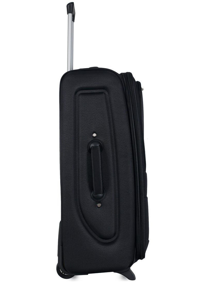 STARLIFE - Set of 3 Light Weight Polyester Trolley Luggage 2 Wheels With Number Lock 20,24,28 Inches - Image 1