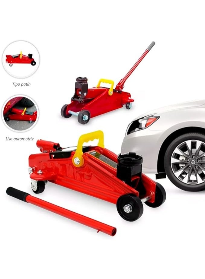 Hydraulic Trolley Jack - 2 Ton Capacity, Durable & Easy-to-Use with Wheels, Powerful Lift for Automotive Use - Image 4