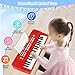 TWFRIC Kids Toddler Toy Piano Keyboard 37 Key Pianos for Kid Music Toys Instruments with Microphone Explore Creativity Perfect Birthday for 38 Year Old Red - Image 4