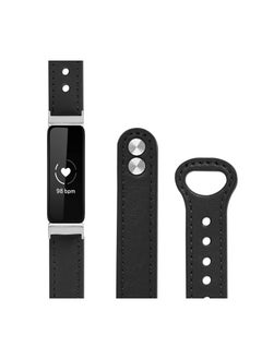 Y&D SYOSI Smart Band Leather Strap, Compatible with Fitbit Inspire 2 Genuine Sport Wristband Replacement Strap bands Bracelet  - Image 4