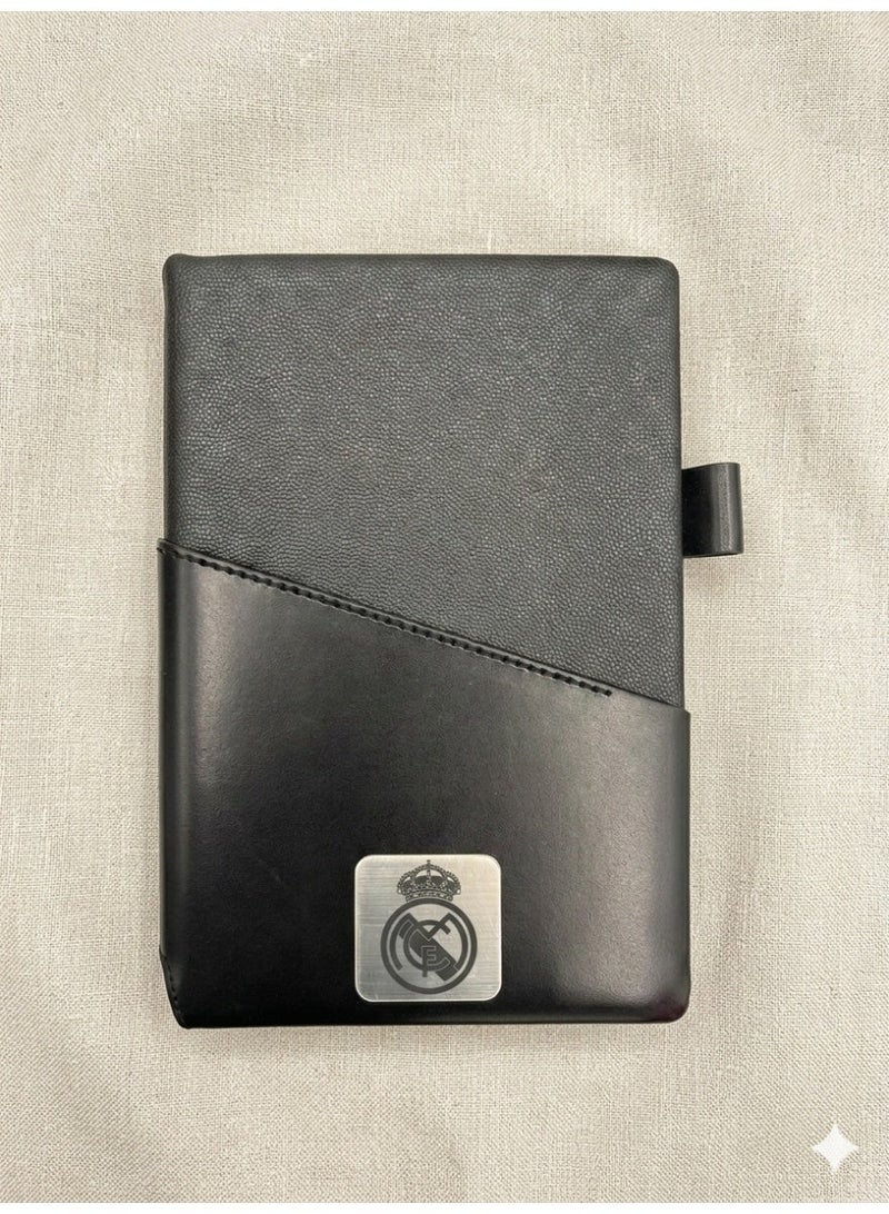 Real Madrid Premium Leather Notebook – Royal Elegant Design – Official Football Club Edition - Image 1