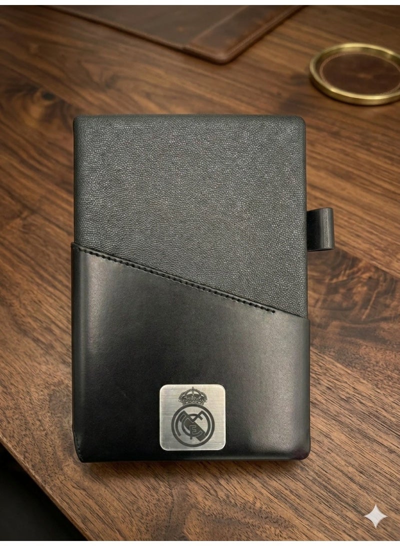 Real Madrid Premium Leather Notebook – Royal Elegant Design – Official Football Club Edition - Image 2
