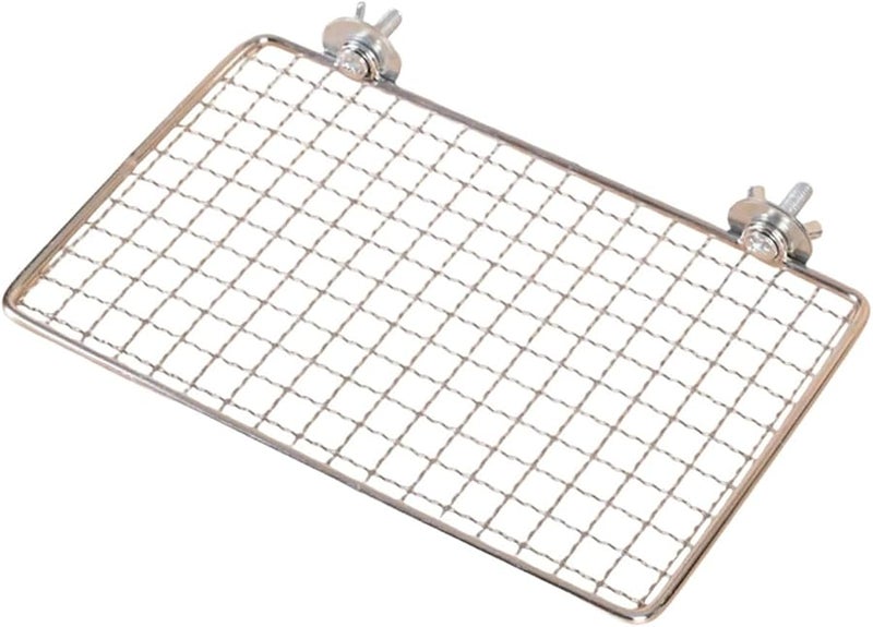 XL Stainless Steel Bird Perch Platform Cage Accessories Safe Resting Jumping Stand - Image 1