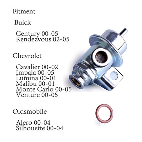 JCCGLOBAL Fuel Injection Pressure Regulator Compatible with GM Chevy GMC buick Oldsmobile Pontiac Isuzu1994-2005,2.2/2.8/3.1/3.4/3.5/4.2/5.717120440 17120665 17091221 17091947 17113032 17113622 - Image 5