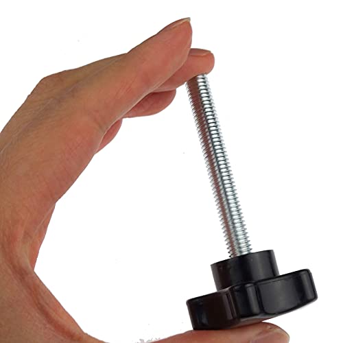 Kasteco 2 Pack M8 x 60mm (5/16" x 2-3/8") Thread Replacement Star Hand Knob Tightening Screw - Image 4