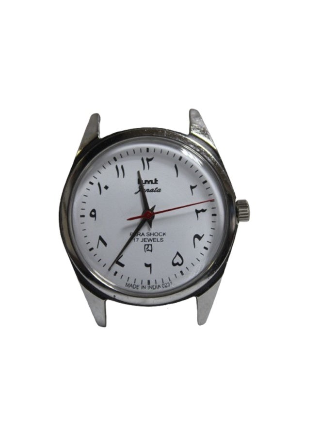 همت ساعة لاتا HMT المعاد تجديدها تعمل بحالة جيدة - لون أبيض - Image 1