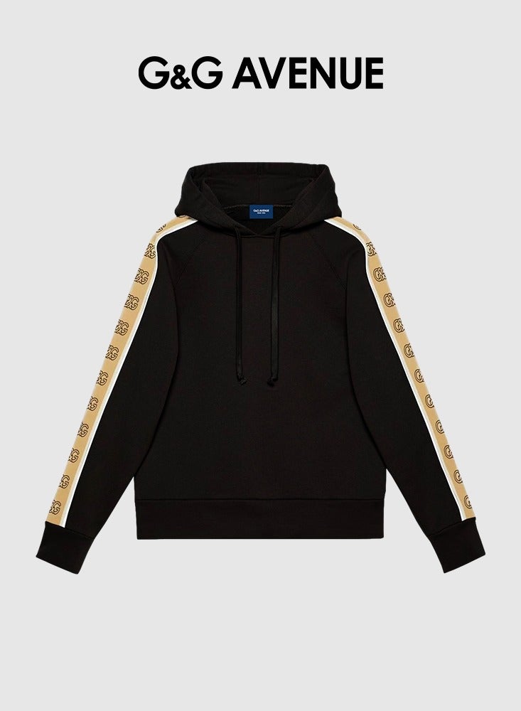 G&G AVENUE G&G AVENUE Men's hooded collar drawstring hoodie full zipper woven sports shirt casual hoodie top autumn and winter with pockets, soft and comfortable long sleeved jacket - Image 1