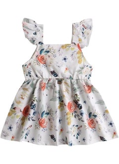 Hopscotch Hopscotch Baby Girls Overall & Dress Sets, White, White, 3 Months-6 Months  - Image 2