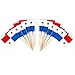 JAVD CYPS 100 Pcs Panama Flag Panamanian Toothpick Flags Small Mini Stick Cupcake Toppers Panamanian FlagsCountry Picks Party Decoration Celebration Cocktail Food Bar Cake Flags - Image 1