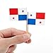 JAVD CYPS 100 Pcs Panama Flag Panamanian Toothpick Flags Small Mini Stick Cupcake Toppers Panamanian FlagsCountry Picks Party Decoration Celebration Cocktail Food Bar Cake Flags - Image 5