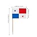 JAVD CYPS 100 Pcs Panama Flag Panamanian Toothpick Flags Small Mini Stick Cupcake Toppers Panamanian FlagsCountry Picks Party Decoration Celebration Cocktail Food Bar Cake Flags - Image 3