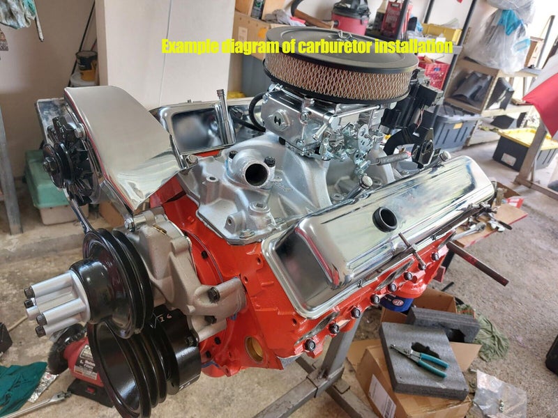 HENKYO Compatible Holley style 0-80457S square 4 bbl 600CFM 4160 Street Warrior Carburetor Electric choke for 1967-89 Buick Chevry Dodge Ford Mercury Oldsmobile V8 engines US Machinist Design reproduction - Image 3