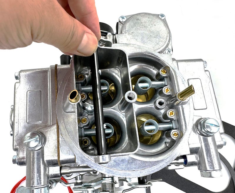 HENKYO Compatible Holley style 0-80457S square 4 bbl 600CFM 4160 Street Warrior Carburetor Electric choke for 1967-89 Buick Chevry Dodge Ford Mercury Oldsmobile V8 engines US Machinist Design reproduction - Image 5
