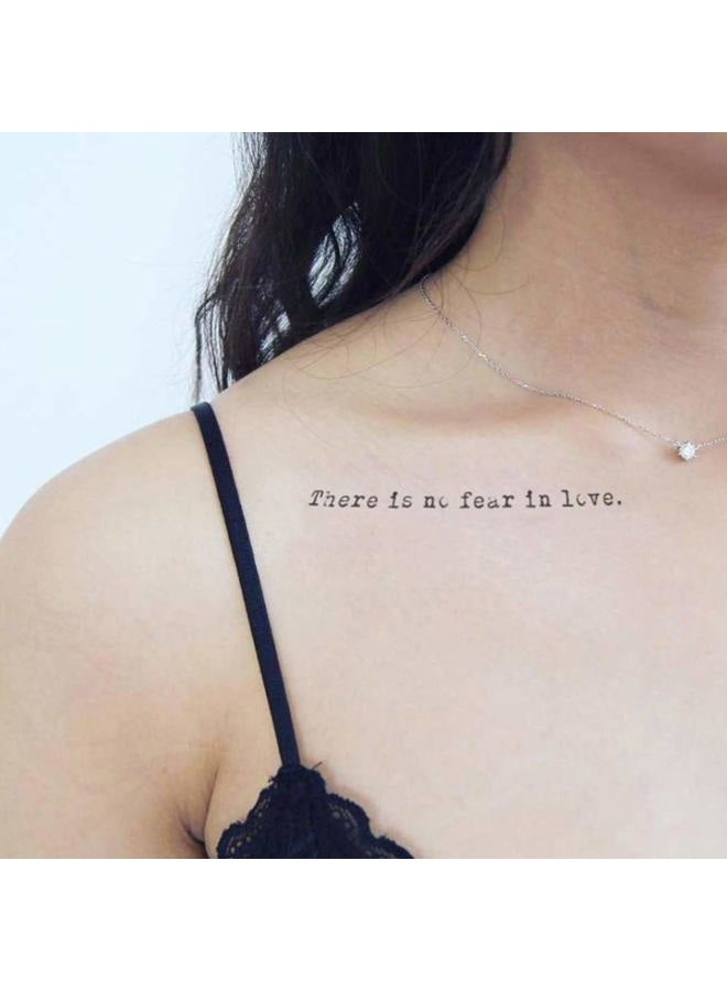 Everjoy 60+ تصميمات اقتباسات مسيحية ملهمة آيات الكتاب المقدس وشعارات تاتو مؤقتة - Image 4