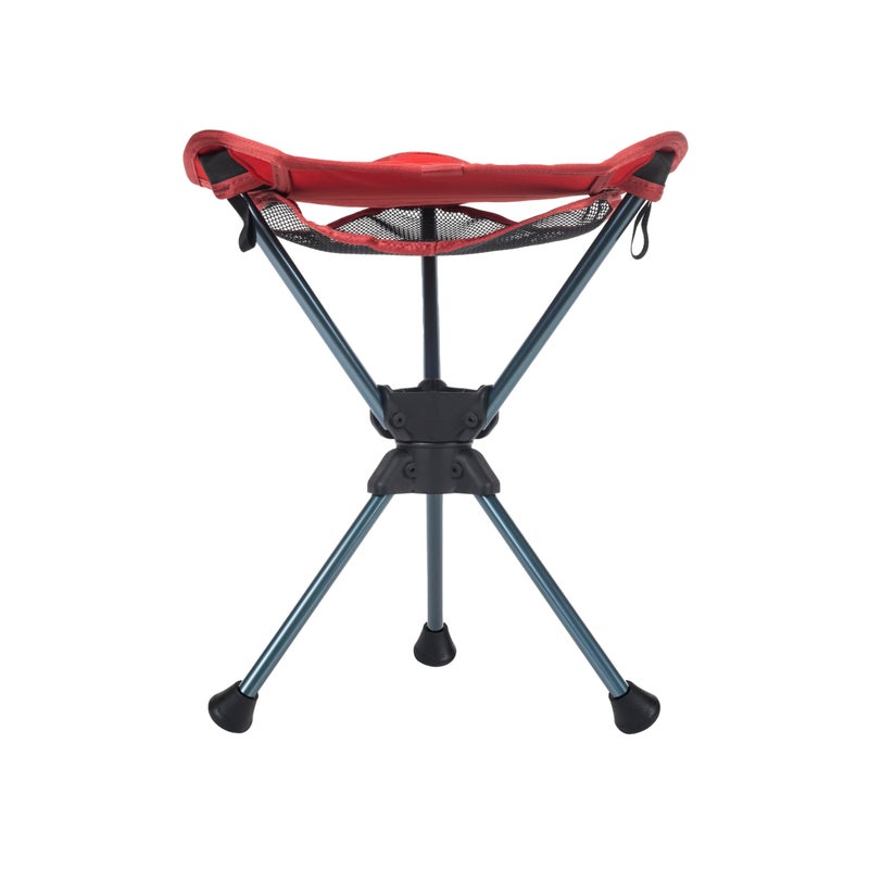 GRAND TRUNK Compass 360 Swivel Stool  Clay Red  Lightweight Foldable  Waterproof with Carry Bag  Portable Camping Seat for Hunting Fishing  Outdoor Sports