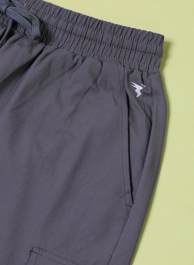 Technosport Solid Slim Fit Cargo Shorts With Ts Flexi - Image 2