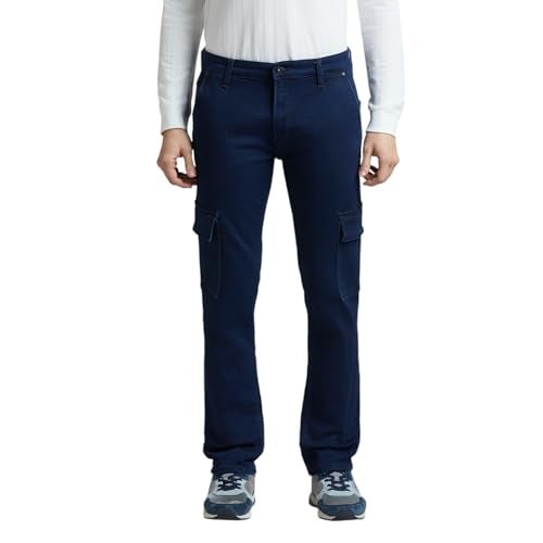 Pepe Jeans Blue Mid Rise Gymindigo Straight Jeans - Image 1