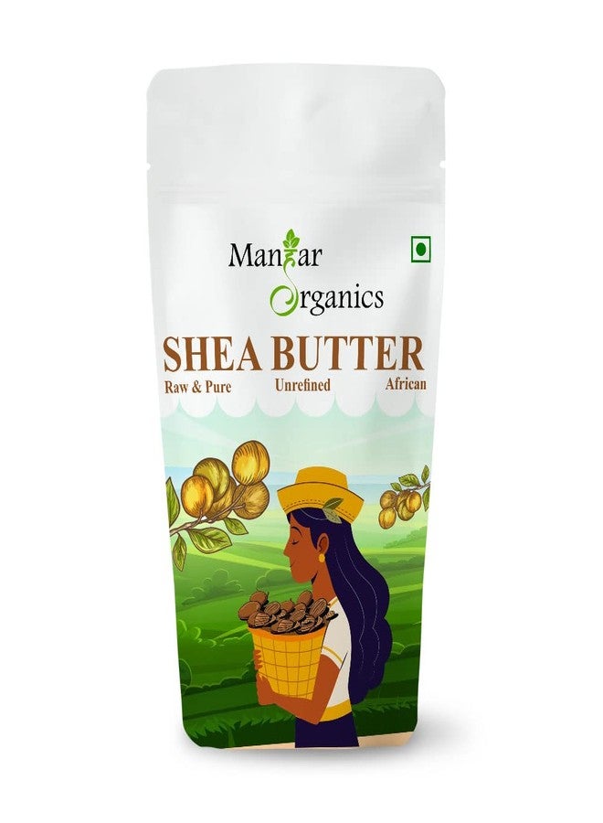 ManHar Organics African Shea Butter 1KG - Raw & Unrefined Organic Body Butter | For Skin, Body, Hair & Stretch Marks - Image 1