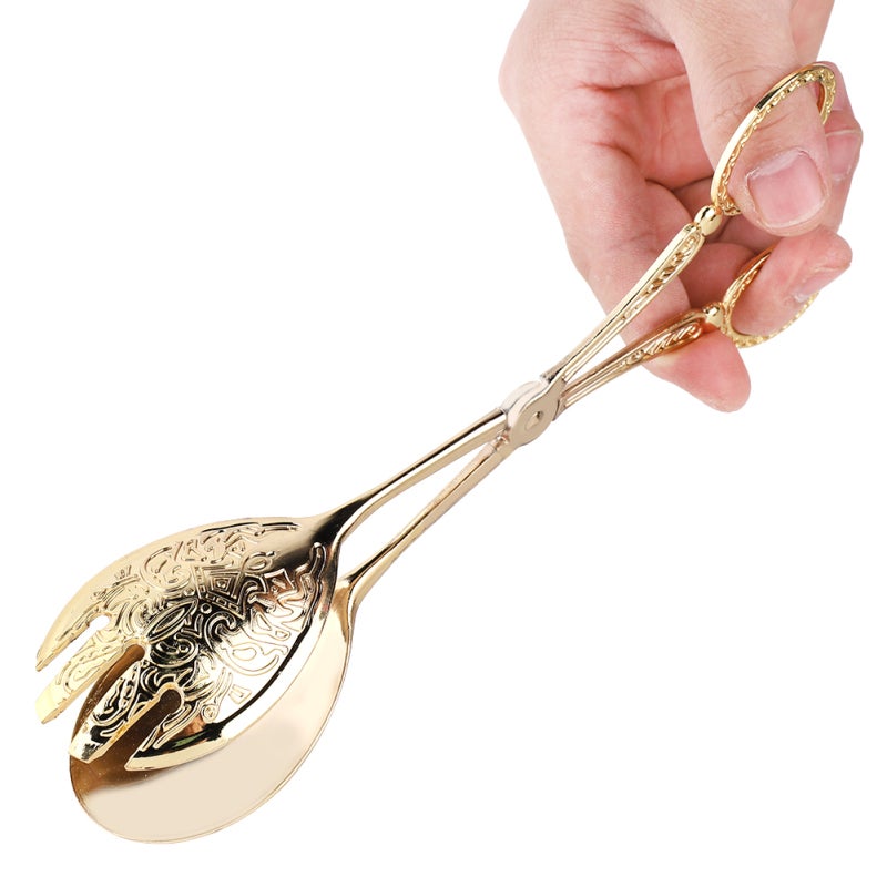 Bread Tongs: Zinc Alloy Arabic Vintage Style - Multi-Purpose Hygienic Food Clips for Home Kitchen Buffet Barbecue - Image 5