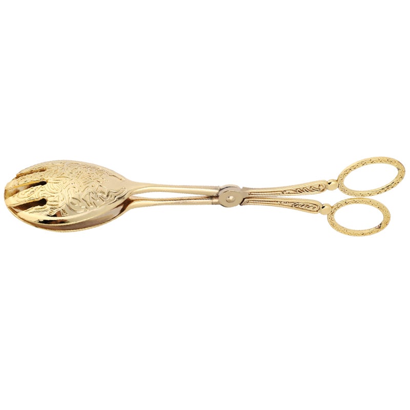 Bread Tongs: Zinc Alloy Arabic Vintage Style - Multi-Purpose Hygienic Food Clips for Home Kitchen Buffet Barbecue - Image 4
