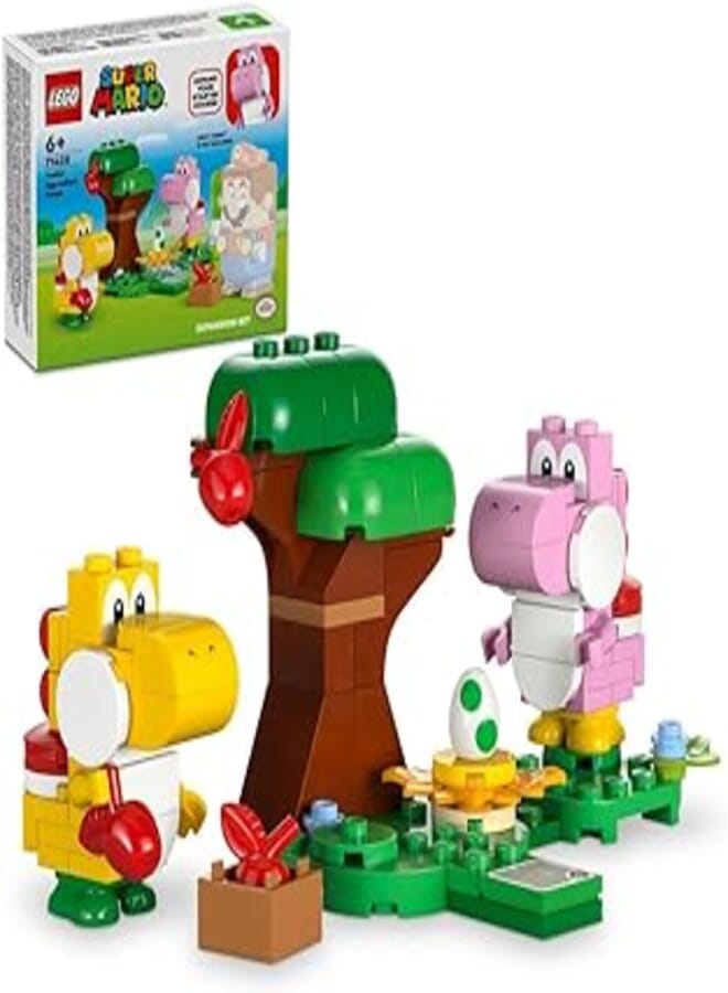 LEGO® Super Mario™ Yoshis’ Egg-cellent Forest Expansion Set 71428 Building Blocks Toy Set; Toys for Boys, Girls, and Kids (107 Pieces)